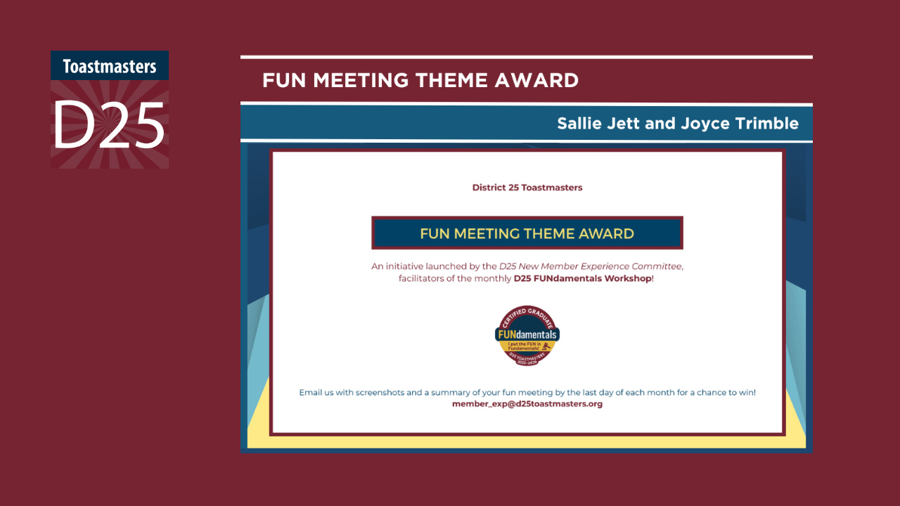 Fun Meeting Award – Image